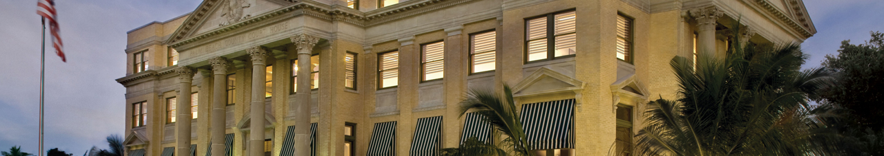 Judicial Dining Room, First Floor of the Palm Beach County Courthouse